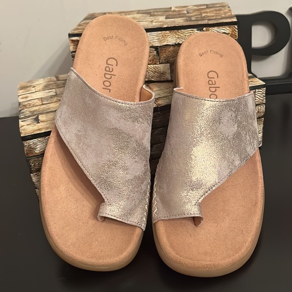 NWT Gabor Lanzarote Womens Toe Post Sandals - Size 6 - Picture 9 of 13